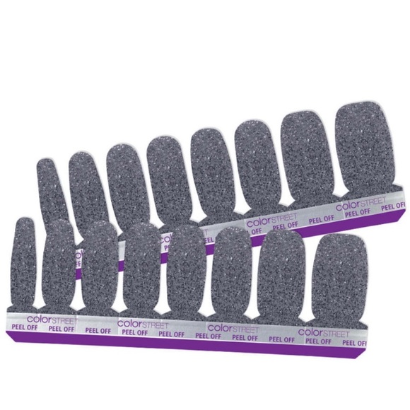 *Retired* Color Street: Moon River | Gray Blue Glitter Sparkle Fall Winter - Picture 11 of 11